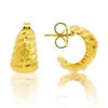 Pendientes Mask de Plata Dorada