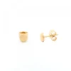 Pendientes Mini Botón Plata Dorada