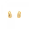Pendientes Mini Gota Plata Dorada 10mm