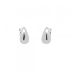 Pendientes Mini Gota Plata 10mm