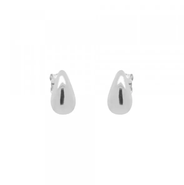 Pendientes Mini Gota Plata 10mm