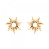 Pendientes Mountain Brillo Plata Dorada