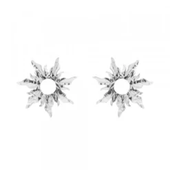 Pendientes Mountain Brillo Plata