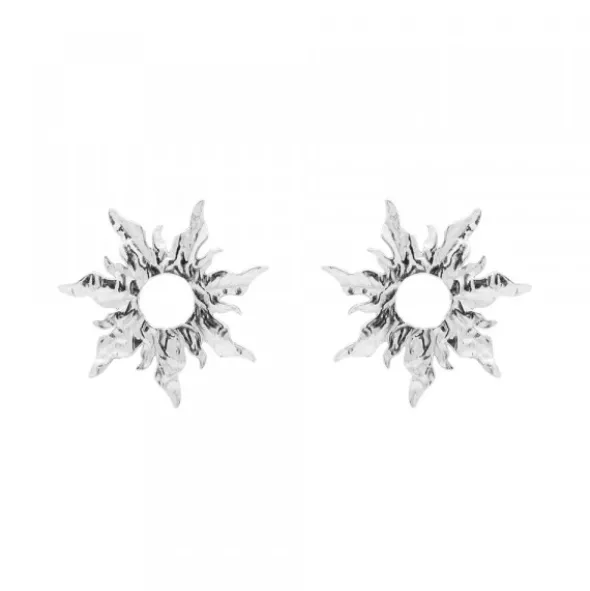 Pendientes Mountain Brillo Plata