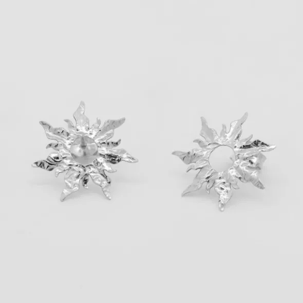 Pendientes Mountain Brillo Plata
