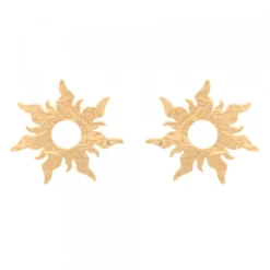 Pendientes Mountain Mate Plata Dorada