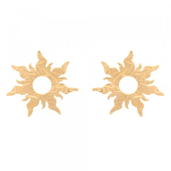 Pendientes Mountain Mate Plata Dorada
