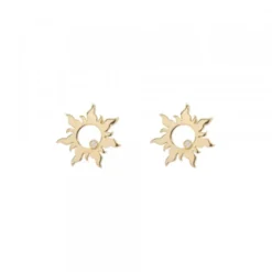 Pendientes Mountain Oro y Brillante