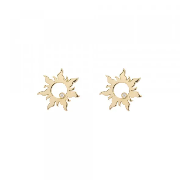 Pendientes Mountain Oro y Brillante