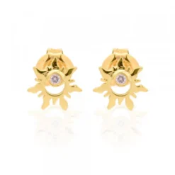 Pendientes Mountain Oro y Brillante