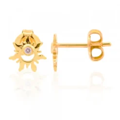 Pendientes Mountain Oro y Brillante