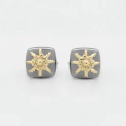 Pendientes Q2 Plata Negra y Eguzkilore Dorado