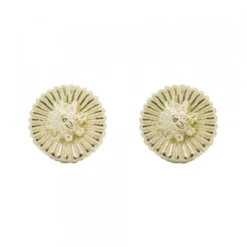 Pendientes Radial Plata Dorada