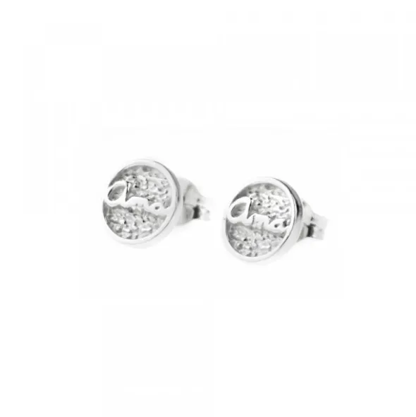Pendientes Redondos Ama Plata 9mm