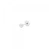 Piercing Bola Oro Blanco 4mm Rosca (1ud.)