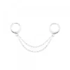 Piercing Cadena Doble Cripa Plata