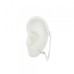 Piercing Cadena Doble Cripa Plata