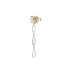 Piercing Cadena Eslabones Eguzkilore Plata Bicolor