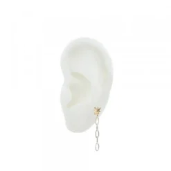Piercing Cadena Eslabones Eguzkilore Plata Bicolor