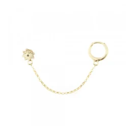 Piercing Eguzkilore Cadena Plata Dorada y Cripa