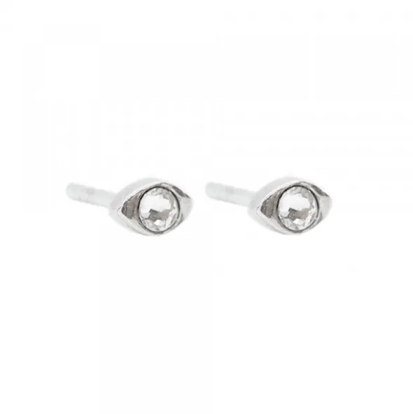 Piercing Ovalad Plata y Circonita 2 Uds