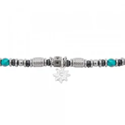 Pulsera Acero con Turquesas