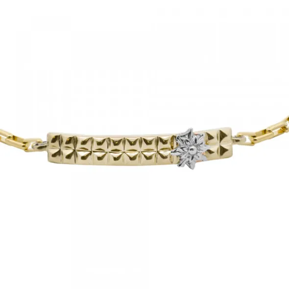 Pulsera Aiora de Plata Dorada