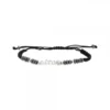 Pulsera Aita Plata Hematites Ajustable