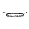 Pulsera Aita Plata Negra con hematites