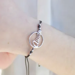 Pulsera Ama Calada Plata