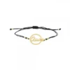Pulsera Ama Calada Plata Dorada