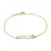 Pulsera Ama de Oro 18kt.17cm