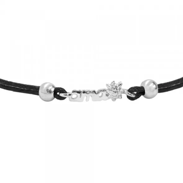 Pulsera Ama Macramé de Plata