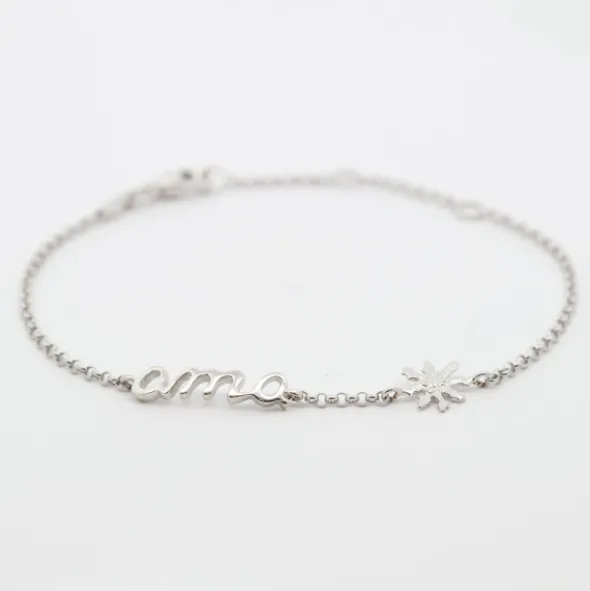 Pulsera Ama Plata