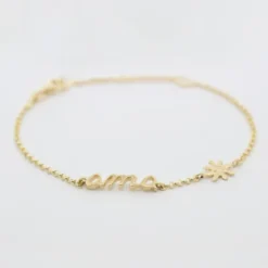 Pulsera Ama Plata Dorada