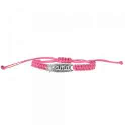 Pulsera Ama Rosa Plata con Acabado Rústico