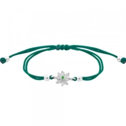 Pulsera Basic Colors Verde Eguzkilore Plata