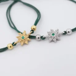 Pulsera Basic Colors Verde Eguzkilore Plata