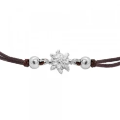 Pulsera Basic Marrón Eguzkilore Plata