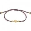 Pulsera Basic Marrón Eguzkilore Plata Dorada