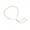 Pulsera Bolas Plata Dorada Ajustable