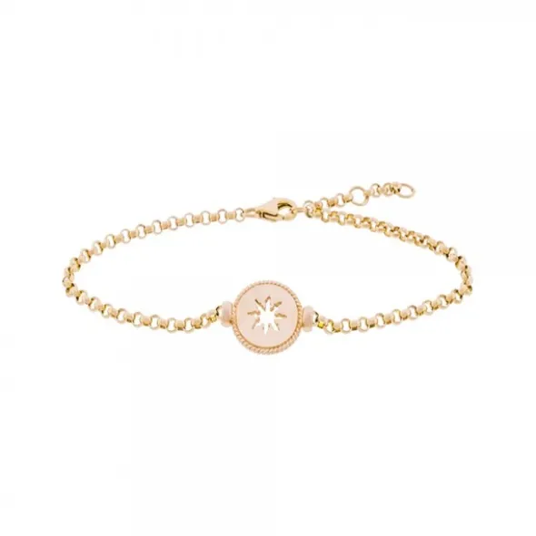 Pulsera B2 Plata Dorada
