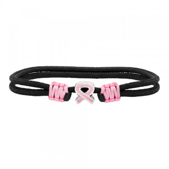 Pulsera Contra el Cáncer de Máma Lazo Rosa