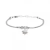 Pulsera Doble Cadena Mini Rolo Plata