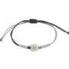 Pulsera Donna Macramé de Plata Bicolor