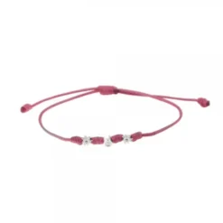 Pulsera Mik Granate Eguzkilore Oro Blanco y Diamante