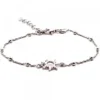 Pulsera Mountain de Plata con Cadena de Bolitas