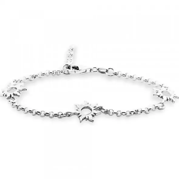 Pulsera Mountain de Plata y 3 Eguzkilore