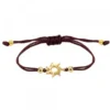 Pulsera Mountain Plata Dorada de Macramé