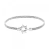 Pulsera Mountain Rígida Acero Plata